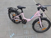 Cube Ella 200 rose/różowy, dynamo, oświetlenie, koszyczek