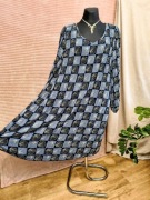Duża sukienka plisowana oversize plus size r. 48/50