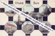 GRUSS AUS BUK Poznań Posen dworzec kolejowy mleczarnia szkoły kościoły 1908