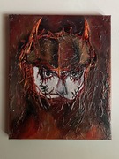 Obraz „ Przebudzenie ” 30x25cm, akryl na płótnie