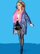 Lalka Barbie - Płaszcz jeansowy