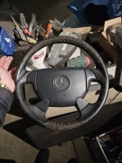 Kierownica Lorinser Mercedes – oryginał, skóra + carbon, SRS