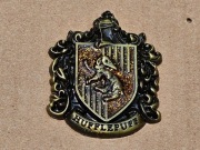 Metalowy Pin Harry Potter, Hufflepuff, pin HP, Hogwart, broszka, przypinka.
