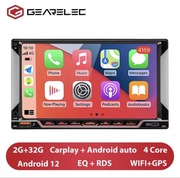 Gearelec radio 2DIN Android 7 cali (CarPlay, Android Auto)