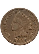 USA 1 cent Indian Head 1888 rok 