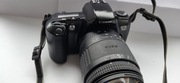 Aparat Analogowy Canon Eos 500 + sigma zoom af 28-200mm 3.8-5.6