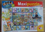 Maxi puzzle plus Laboratorium 10 gier z marchewką 3- 6 lat