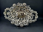 Patera ażurowa koszyk połowa XIX wieku 