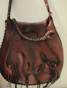 torebki z PRL lata 70/80 naturalna skóra żółwik