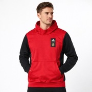 Bluza Adidas Atlanta United czerwona z kapturem sportowa męska