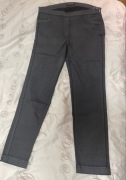 Betty Barclay high rise wysoki stan 44 jeansy 2XL szare srebrne cygaretki
