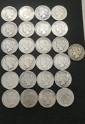 ZESTAW 25 MONET PACE DOLAR KAŻDA INNY ROK