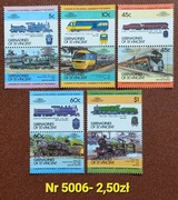 Kolej, transport- Grenadines Of St.Vincent- czyste **