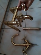 Bateria wannowo-prysznicowa Omnires Modern złoty jak C304GL