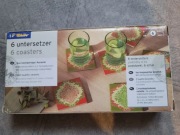 Ceramiczne podstawki pod szklanki / kubki Tchibo TCM - zestaw 6 szt.