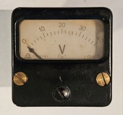 Woltomierz analogowy 40V (vintage)