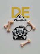 Personalizowany brelok z psem, Pekińczyk