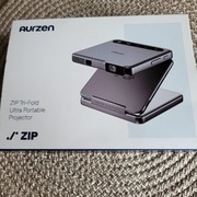 Mini projektor aurzen zip tri-fold ultra portable – nowy