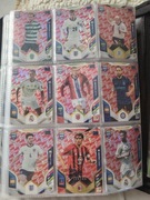 KARTA . panini piłkarskie wszystkie w filiach  341 sztuk