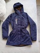 Damska kurtka Didriksons Megan WNS Parka Waterproof - rozmiar 36 (S) granat