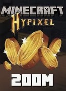 MINECRAFT HYPIXEL SKYBLOCK COINS 200M 200.000.000 