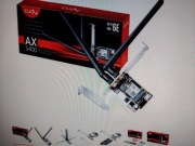 Karta Cudy WE3000 Wifi 6E PCI AX5400 TriBand 2.4Ghz 5Ghz Bluetooth 5.2