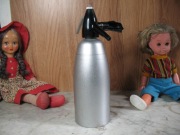 syfon do nabijania wody gazem srebrny saturator