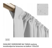 Wodoodporna zasłona ogrodowa na tunel 155x220