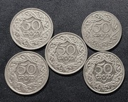 50 GROSZY / GR 1923 / komplet 5 szt.