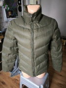 Tiffi kurtka damska puchowa S pikowana zimowa zieleń khaki puffer