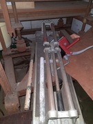 Wyposażenie warsztatu dekarskiego, giętarka palnik