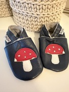 Skórzane kapcie do żłobka Mejale 12cm