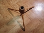 stojak do choinki drewno ozdoba domowa PRL