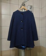 elegancka damska XL granatowa niebieska blue marynarka wieczorowa w