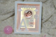 Metryczka ramka 3d dla dziewczynki prezent LED 