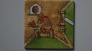 CARCASSONNE pojedyncze elementy PŁYTKA TERENU