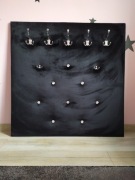 Wieszak tapicerowany panel własny wyrób kolory mix