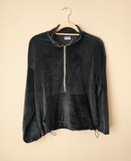 Damska bluza czarna welurowa S 36 M 38 Beloved 