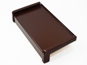 Parapety stalowe kolor brąz RAL 8017 - OD RĘKI - NA WYMIAR - Dostawa