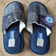 Męskie ocieplane  kapcie