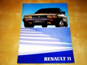Prospekt Renault 11 (również 11 Turbo) 1985
