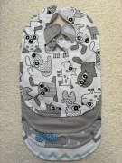 Śliniaki bawełniane z ceratką. ZESTAW