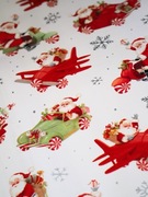 Papier do pakowania "Latający Mikołaj", 76,2 cm x 1 m