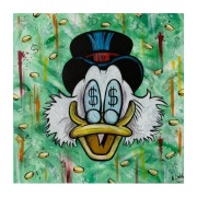 Pop-art obraz "Donald Duck", ręcznie malowany