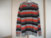 Fishbone sweter w pasy.42/44