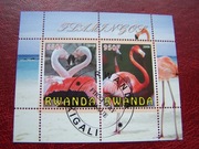 Rwanda 2009 CTO Fauna Ptaki Flamingi