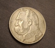 Srebrna moneta 10 zl 1936 r Piłsudski