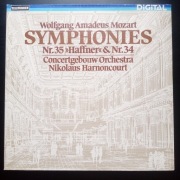 Mozart , Harnoncourt, Symfonie nr 34 i 35, Telefunken, winyl