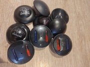 Klipsy antykradzieżowe RF MHZ że szpilką i farbą-używane