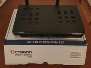 Octagon SF8008 V3 Supreme Twin UHD 4K 2xDVB-S2X Fabryczny Komplet